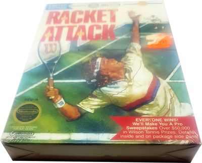 RACKET ATTACK LIMITED EDITION NES REV-A USA NYTT INPLASTAT