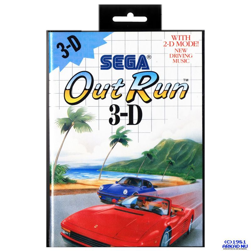 OUT RUN 3-D MASTER SYSTEM