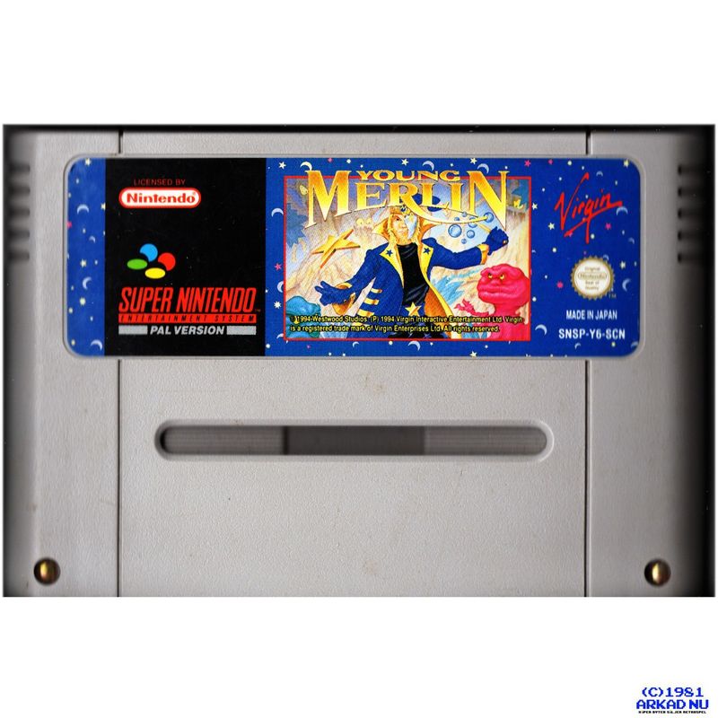 YOUNG MERLIN SNES SCN