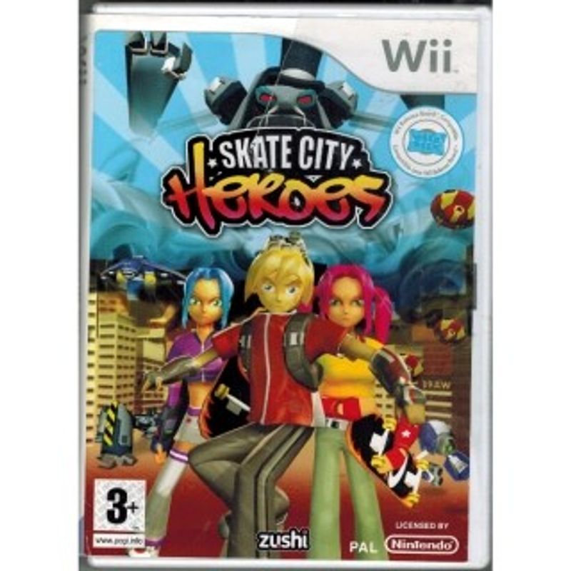 SKATE CITY HEROES WII