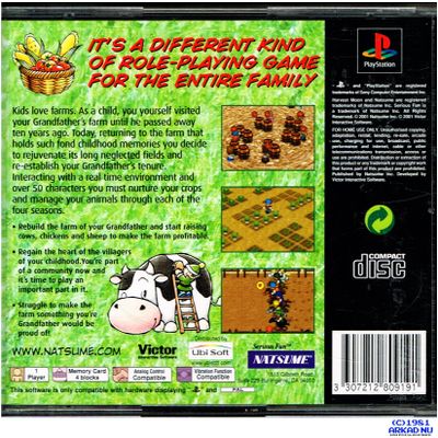 HARVEST MOON BACK TO NATURE PS1