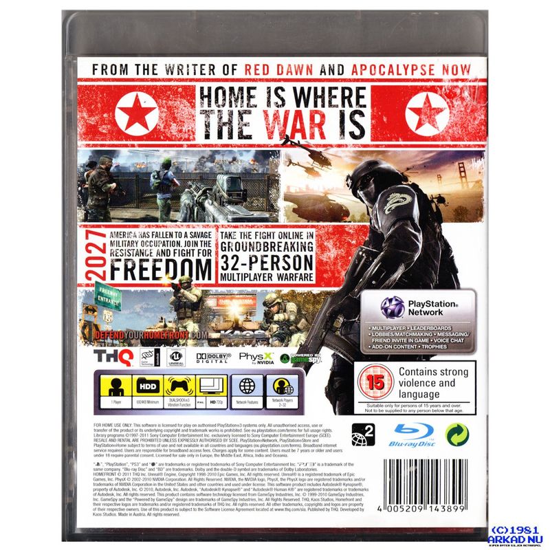 HOMEFRONT PS3