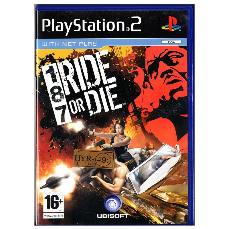 187 RIDE OR DIE PS2 RENTAL