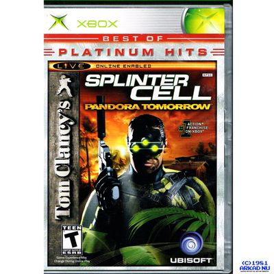 SPLINTER CELL PANDORA TOMORROW XBOX NTSC USA