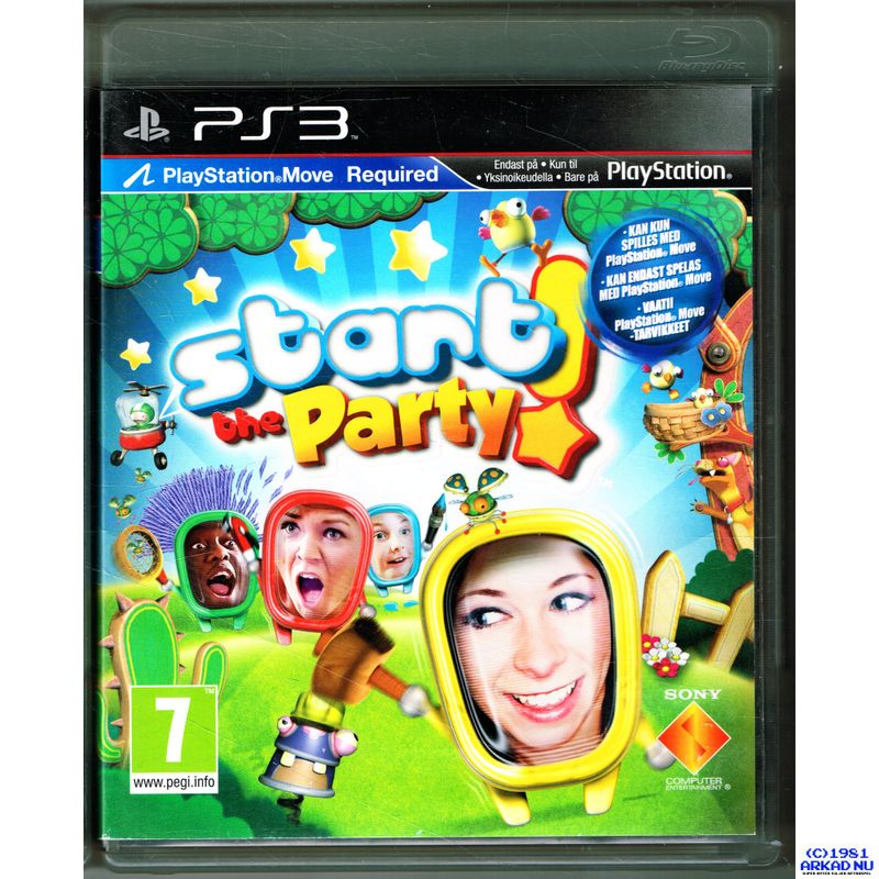 START THE PARTY PS3