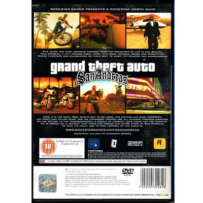 GRAND THEFT AUTO SAN ANDREAS PS2