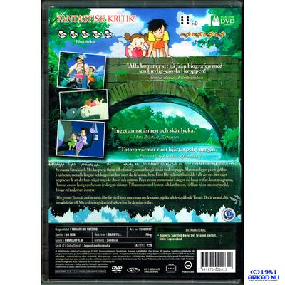 MIN GRANNE TOTORO HAYAO MIYAZAKI DVD