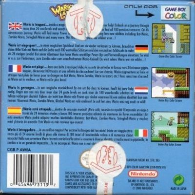 WARIO LAND 3 GAMEBOY COLOR