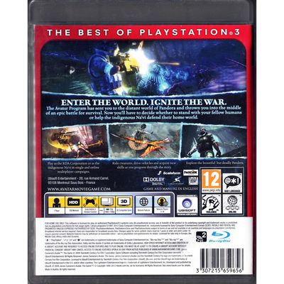 AVATAR THE GAME PS3 ESSENTIALS
