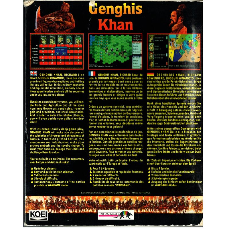 GENGHIS KHAN AMIGA