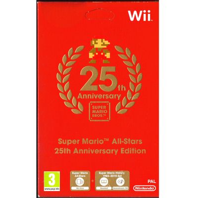 SUPER MARIO ALL-STARS 25TH ANNIVERSARY EDITION WII