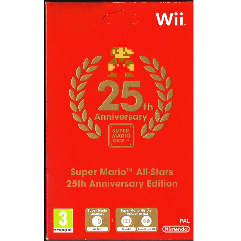 SUPER MARIO ALL-STARS 25TH ANNIVERSARY EDITION WII