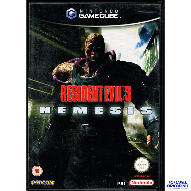 RESIDENT EVIL 3 NEMESIS GAMECUBE