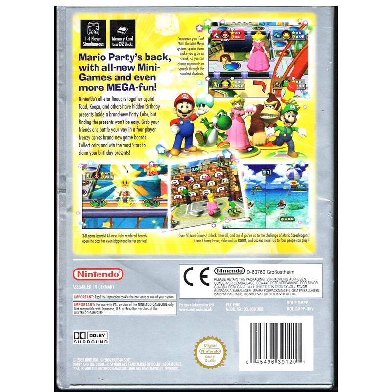 MARIO PARTY 4 GAMECUBE