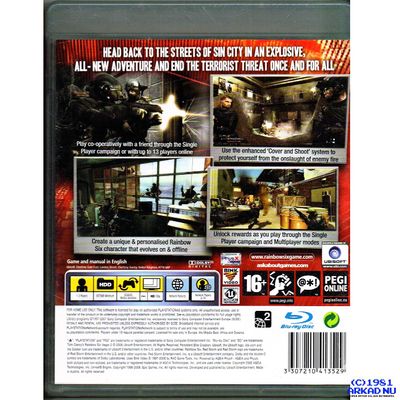 TOM CLANCYS RAINBOW SIX VEGAS 2 PS3