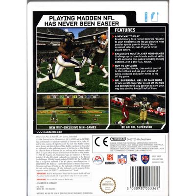 MADDEN NFL 07 WII