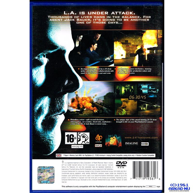 24 THE GAME PS2