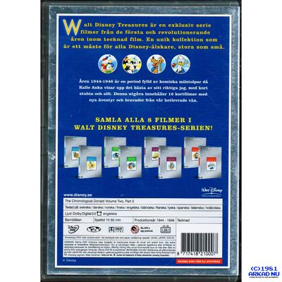 DISNEY TREASURES CHRONOLOGICAL DONALD VOL 2 PART 2 DVD