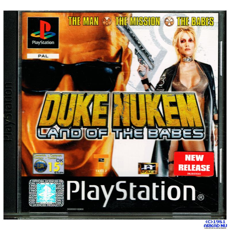 DUKE NUKEM LAND OF THE BABES PS1