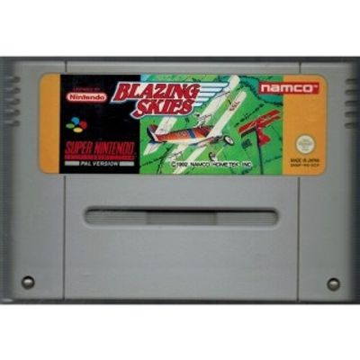 BLAZING SKIES SNES SCN