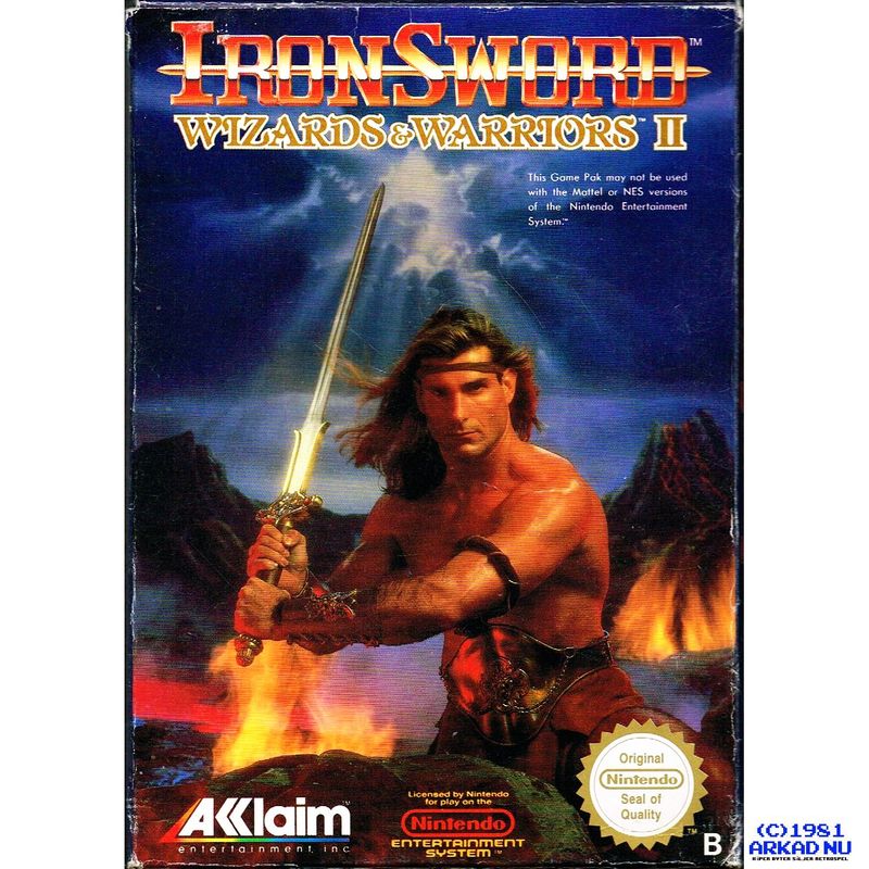 IRON SWORD WIZARDS & WARRIORS II NES SCN