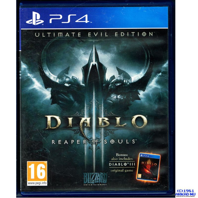 DIABLO III ULTIMATE EVIL EDITION REAPER OF SOULS PS4