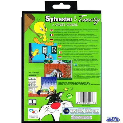 SYLVESTER & TWEETY IN CAGEY CAPERS MEGADRIVE