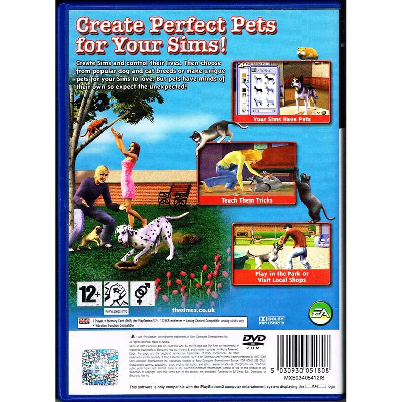 THE SIMS 2 PETS PS2