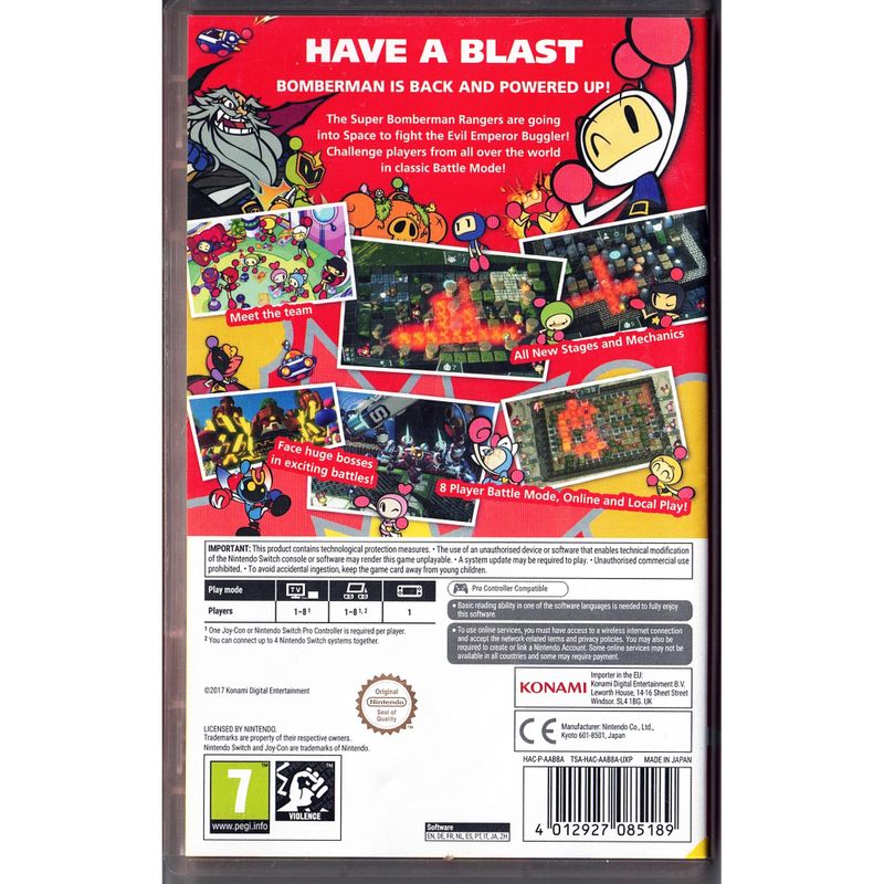SUPER BOMBERMAN R SWITCH