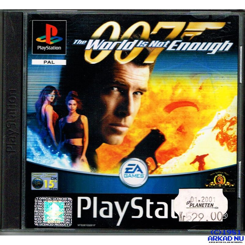 007 THE WORLD IS NOT ENOUGH PS1