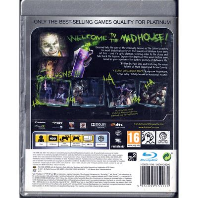 BATMAN ARKHAM ASYLUM GAME OF THE YEAR EDITION PS3 PLATINUM