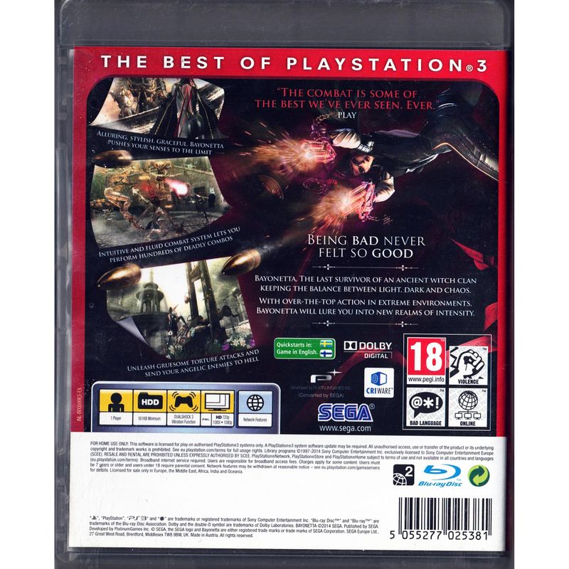 BAYONETTA PS3 ESSENTIALS
