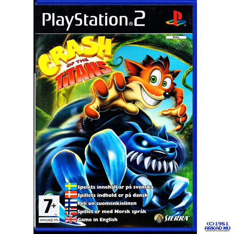 CRASH OF THE TITANS PS2