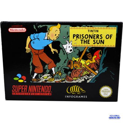 TINTIN PRISONERS OF THE SUN SNES