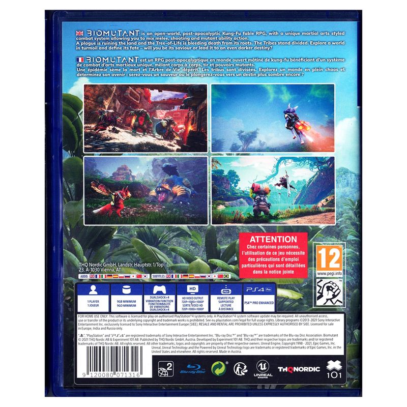 BIOMUTANT PS4