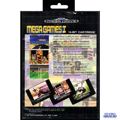 MEGA GAMES I MEGADRIVE