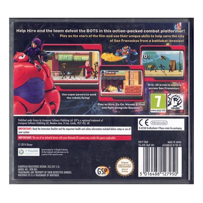 BIG HERO 6 BATTLE IN THE BAY Nintendo DS