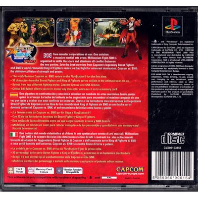 CAPCOM VS SNK MILLENNIUM FIGHT 2000 PRO PS1