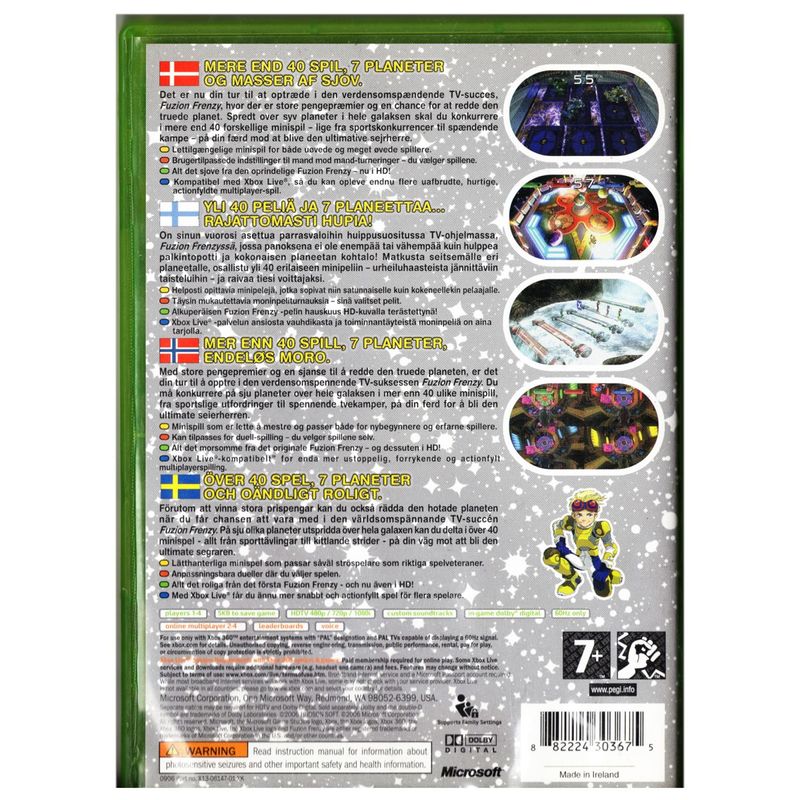 FUSION FRENZY 2 XBOX 360