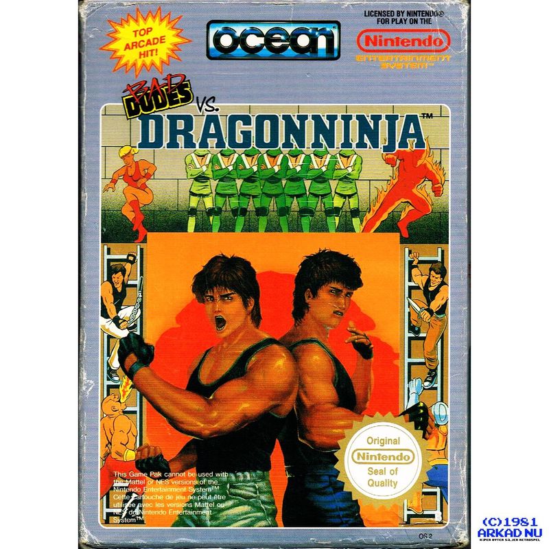 BAD DUDES VS DRAGONNINJA NES