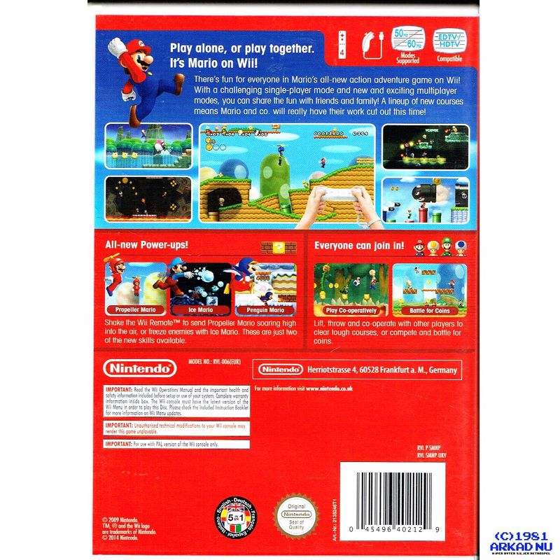 NEW SUPER MARIO BROS WII