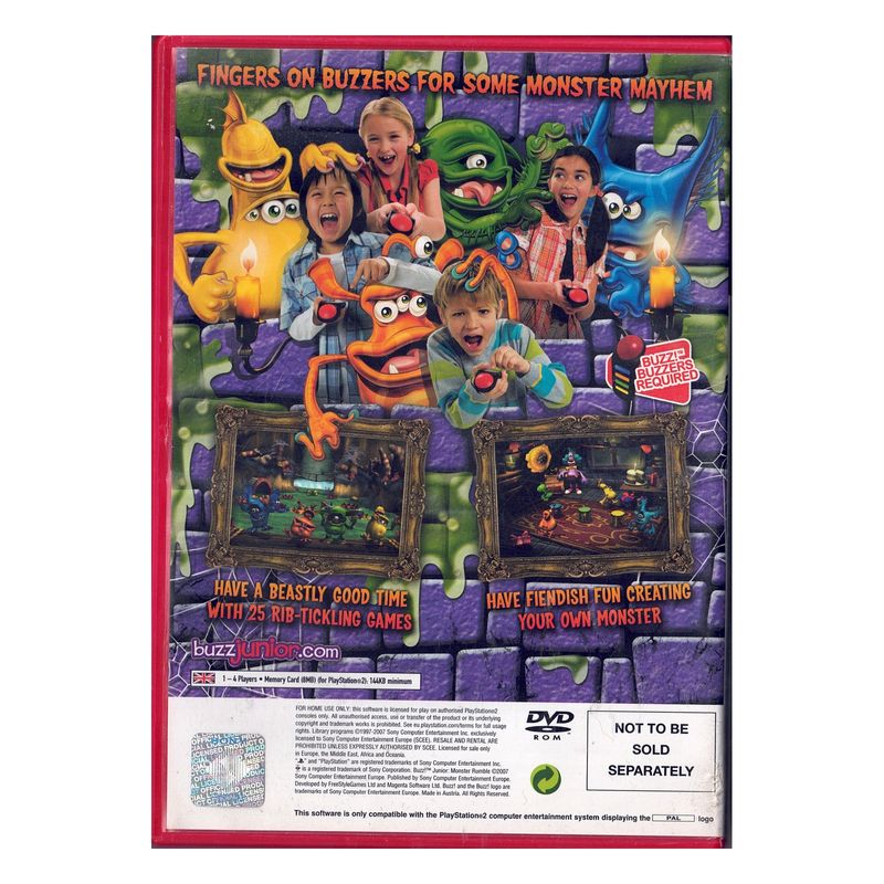 BUZZ JR MONSTER RUMBLE – PlayStation 2