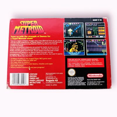 SUPER METROID SNES SCN