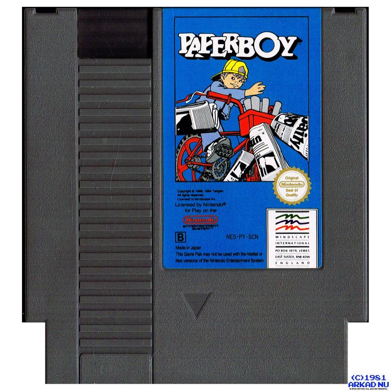 PAPERBOY NES SCN