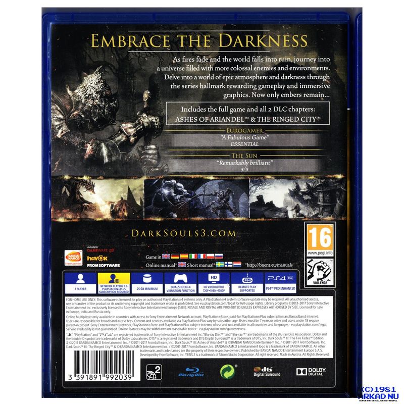 DARK SOULS III GAME OF THE YEAR EDITION PS4