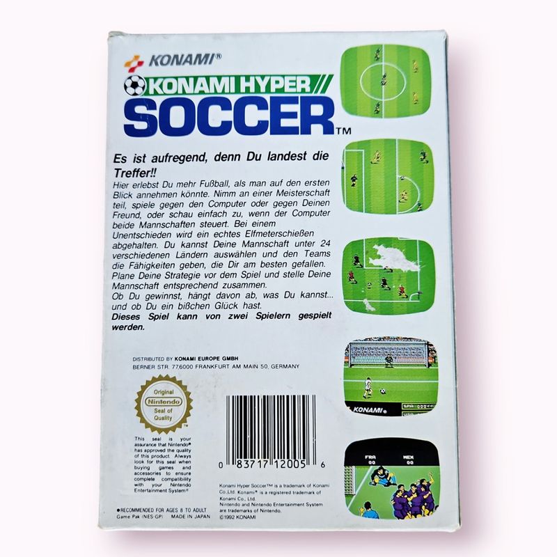 KONAMI HYPER SOCCER NES