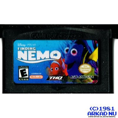 FINDING NEMO GBA BOOTLEG