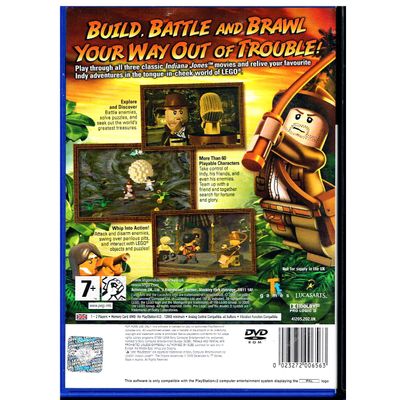 LEGO INDIANA JONES THE ORIGINAL ADVENTURES PS2 DANSK UTGÅVA