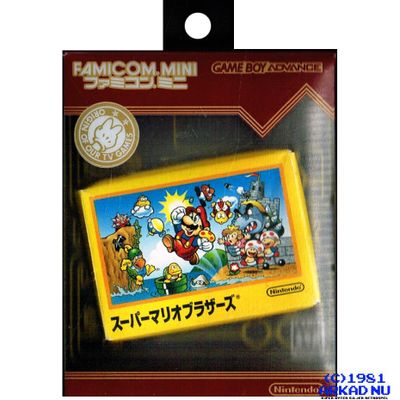 FAMICOM MINI SERIES VOL 1 SUPER MARIO BROS GBA JAPANSK