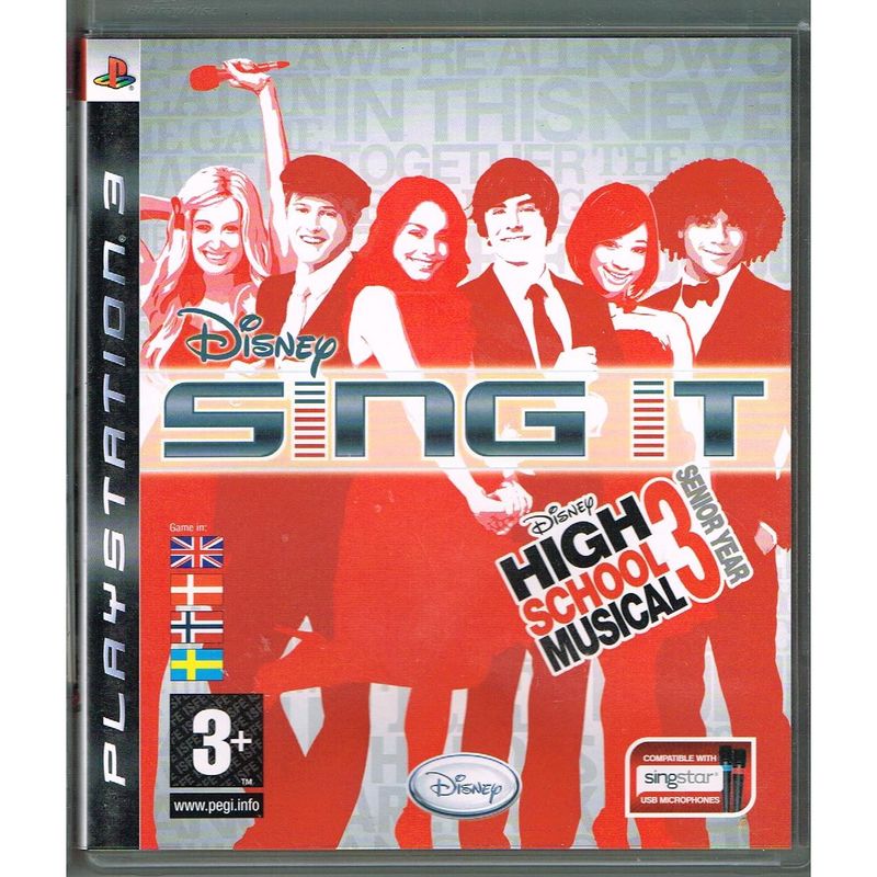 DISNEY SING IT HIGH SCHOOL MUSICAL 3 SENIOR YEAR PS3